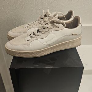 Men's Cream Casual Sneakers